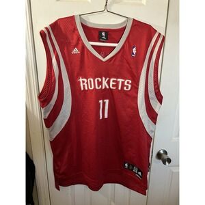 Yao Ming Houston Rockets Sewn Adidas  NBA Basketball Jersey Men's XL Length +2